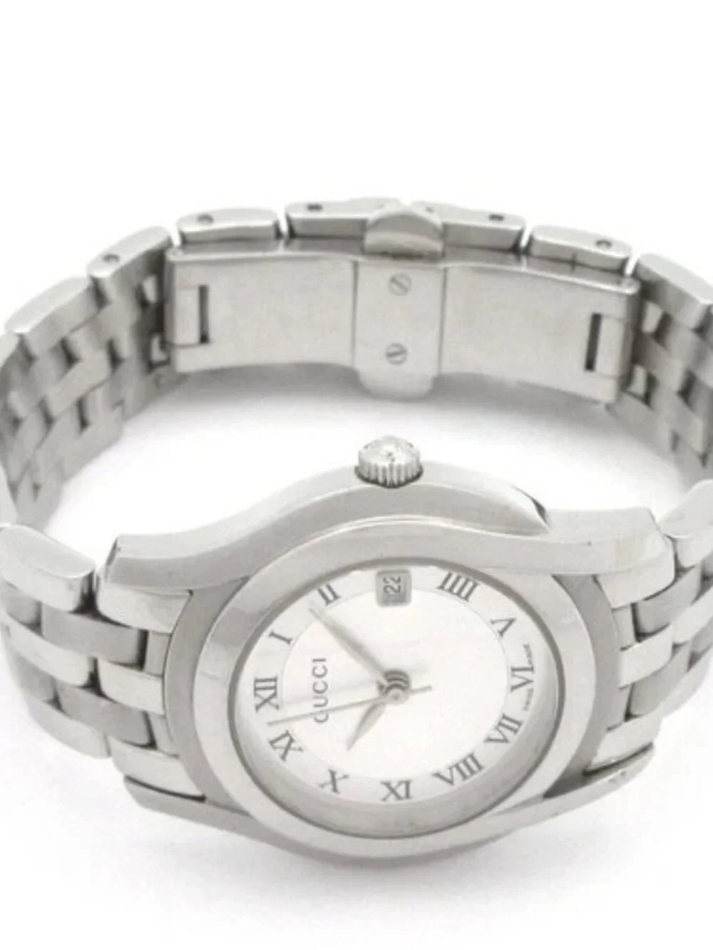 GUCCI 5500L 0****** Silver Women's Wrist Watch